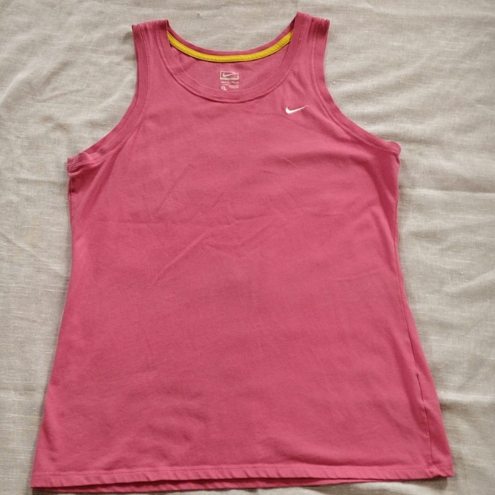 Women's Vintage Pink Athletic Sports Tank top